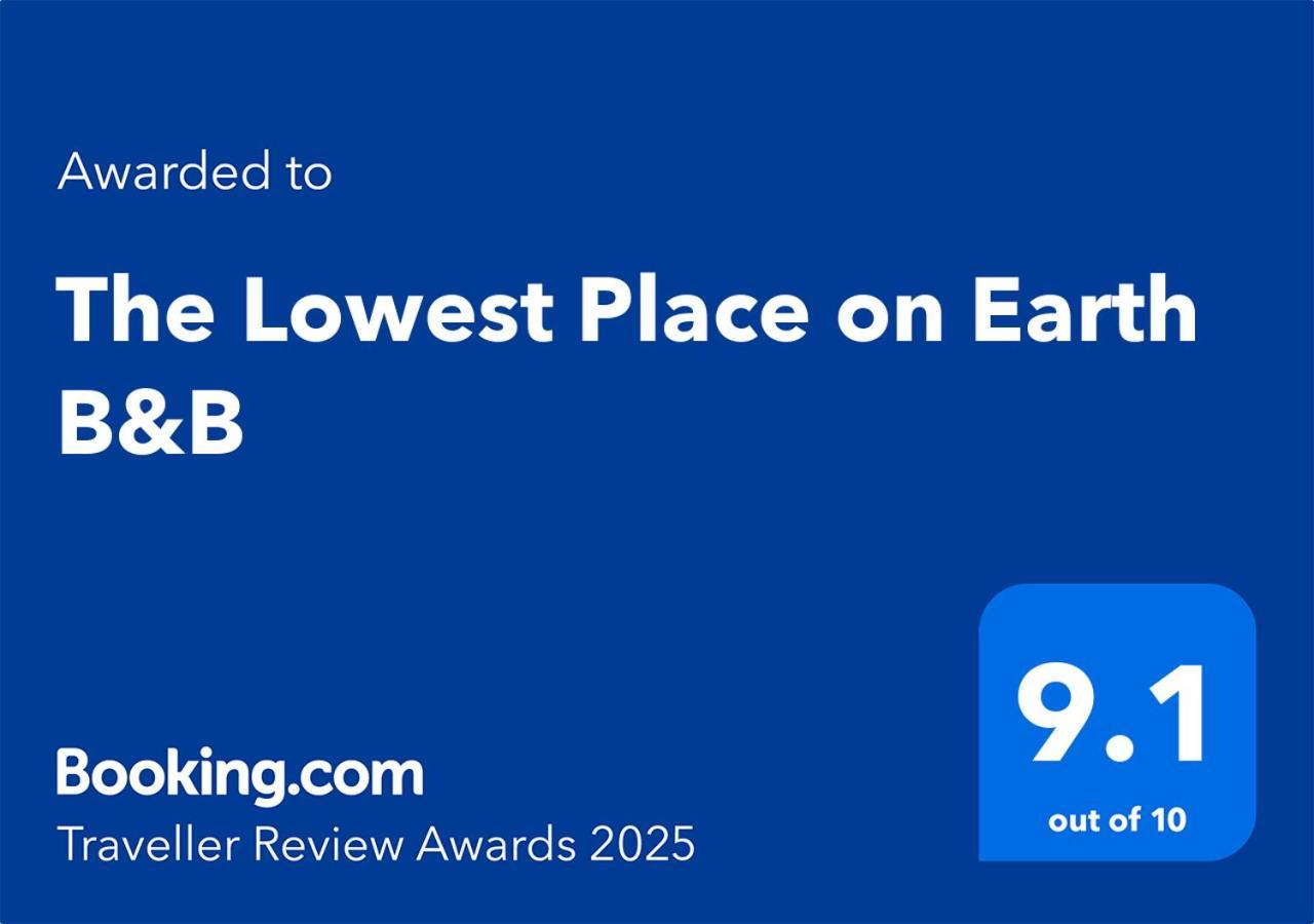 The Lowest Place On Earth B&B Neot HaKikar Exterior foto